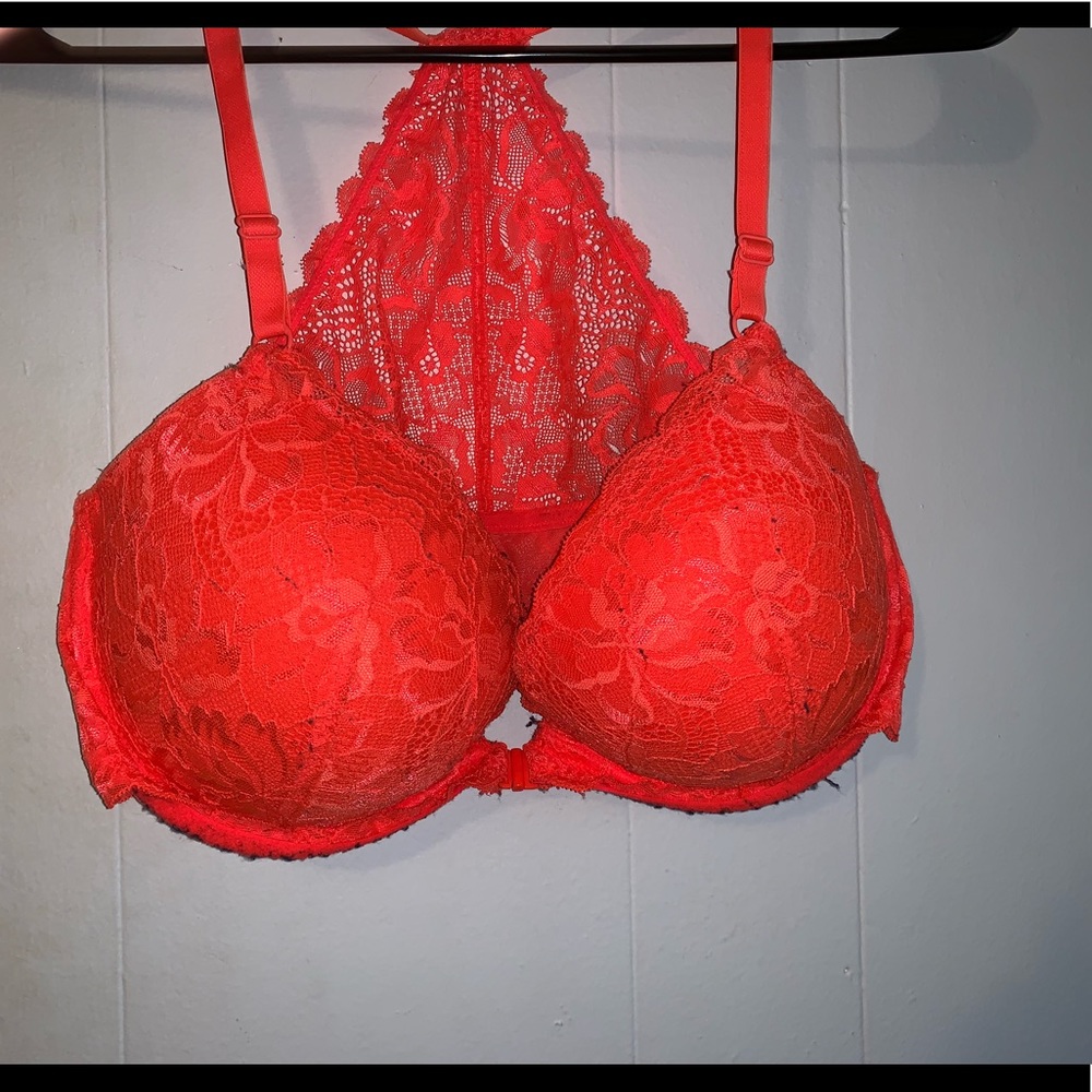 Pink bra